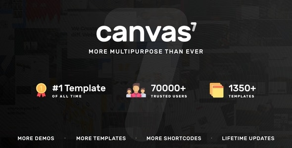 Canvas 7.1.1 -多用途HTML5模板
